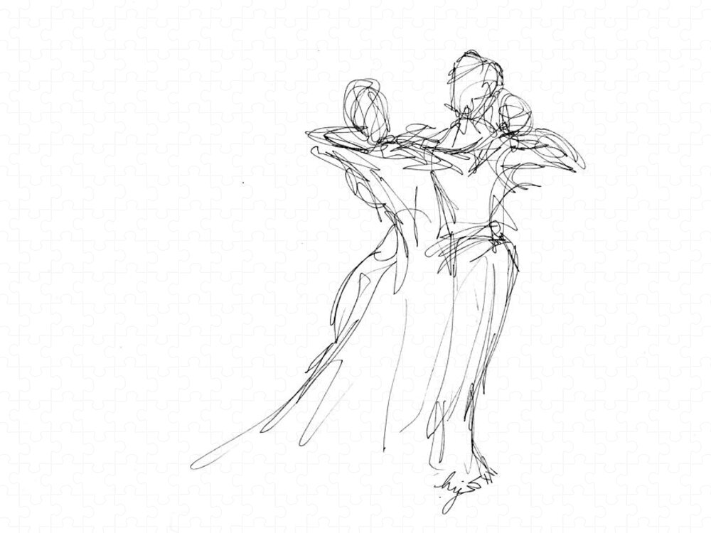Dance Couple Vector Sketch Graphic by elalalala · Creative Fabrica